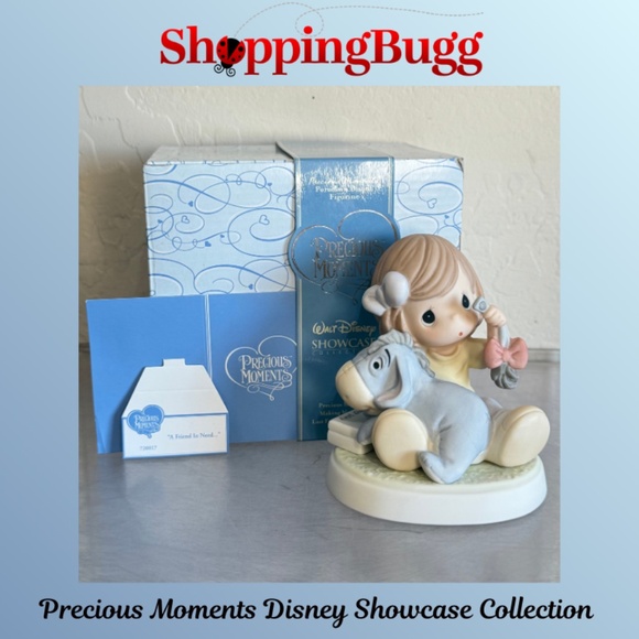 Precious Moments Disney Showcase Eeyore A Friend In Need...720017 (SB1407) - Picture 1 of 15